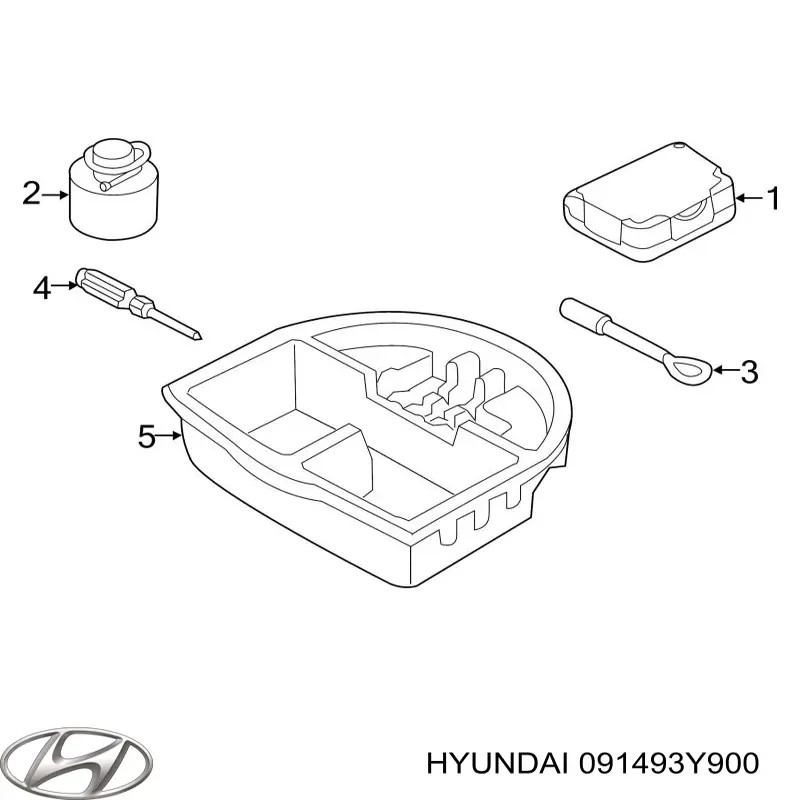 Купити 091493Y900 Hyundai/Kia 