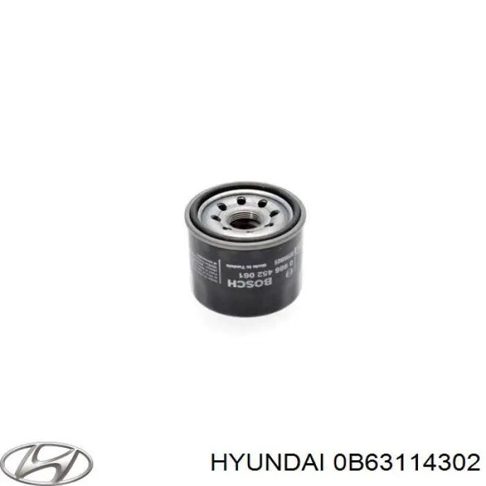 0B63114302 Hyundai/Kia Фільтр масла