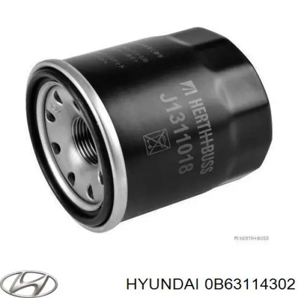 0B63114302 Hyundai/Kia фільтр масляний