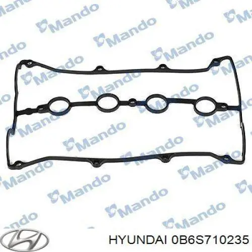 Прокладка клапанної кришки двигуна 0B6S710235 Hyundai/Kia