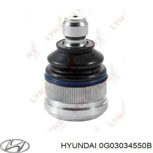 Кульова опора, нижня Hyundai/Kia 0G03034550B ціна, від 8.87 USD