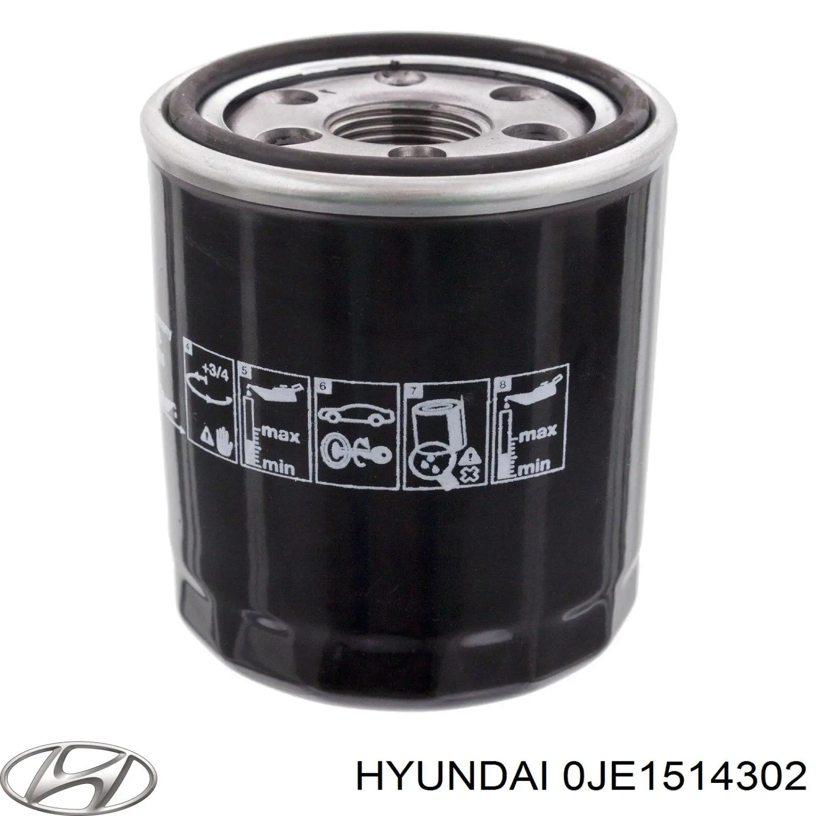 0JE1514302 Hyundai/Kia Фільтр масла