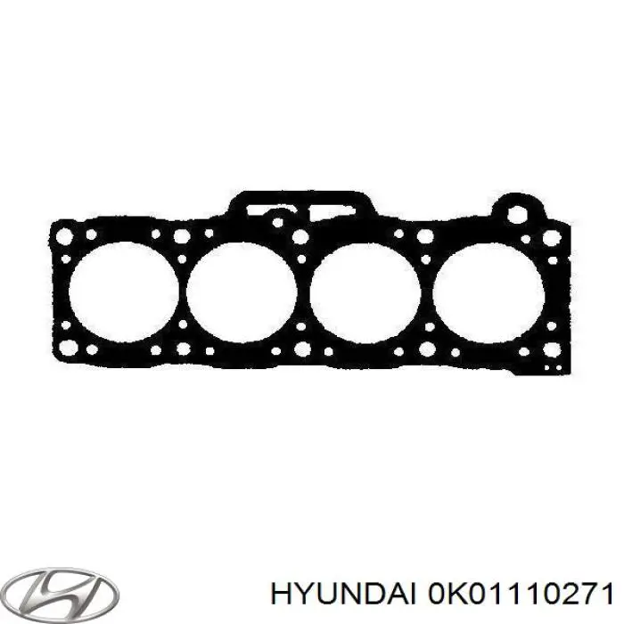 0K01110271 Hyundai/Kia прокладка головки блока циліндрів (гбц)