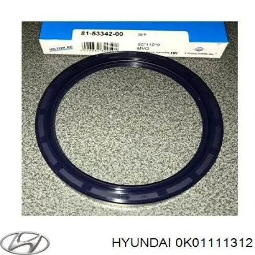 Сальник колінвала задній OK24711312 Hyundai/Kia