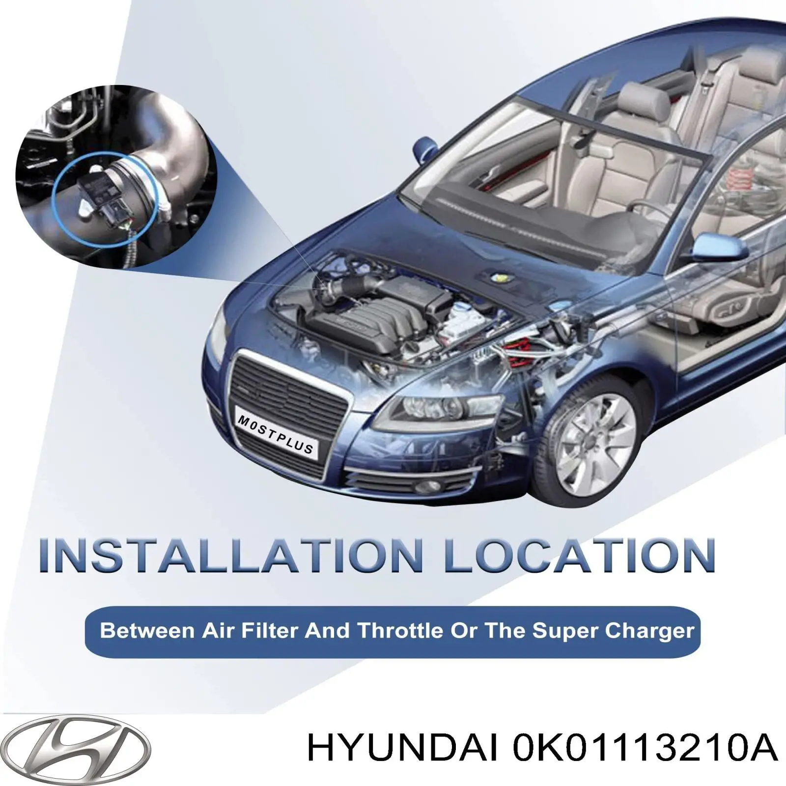 Купити 0K01113210A Hyundai/Kia Повітромір