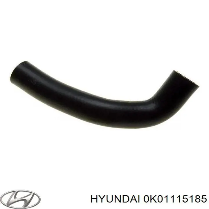 Шланг/патрубок радіатора охолодження, нижній 0K01115185 Hyundai/Kia