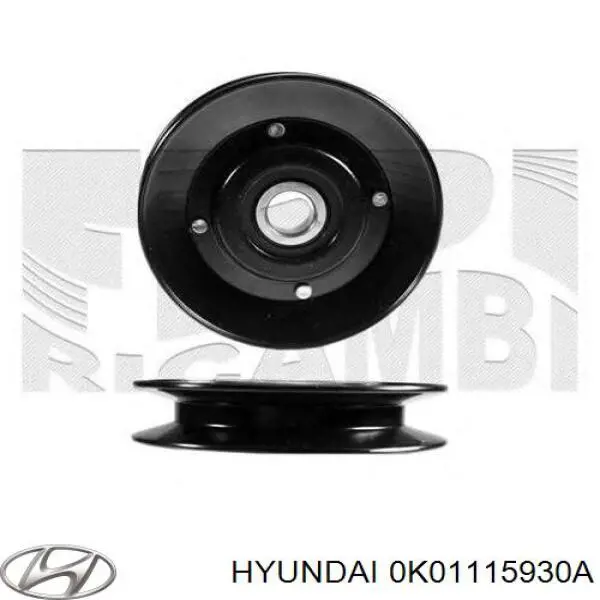 2312933370 Hyundai/Kia ролик натягувача приводного ременя
