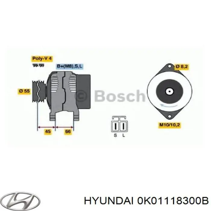 Купити AB170035 Hyundai/Kia Генератор