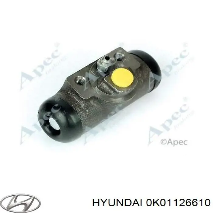 Купити 0K01126610 Hyundai/Kia Циліндр гальмівний колісний/робітник, задній