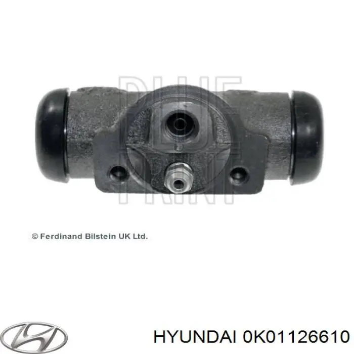 0K01126610 Hyundai/Kia Циліндр гальмівний колісний/робітник, задній