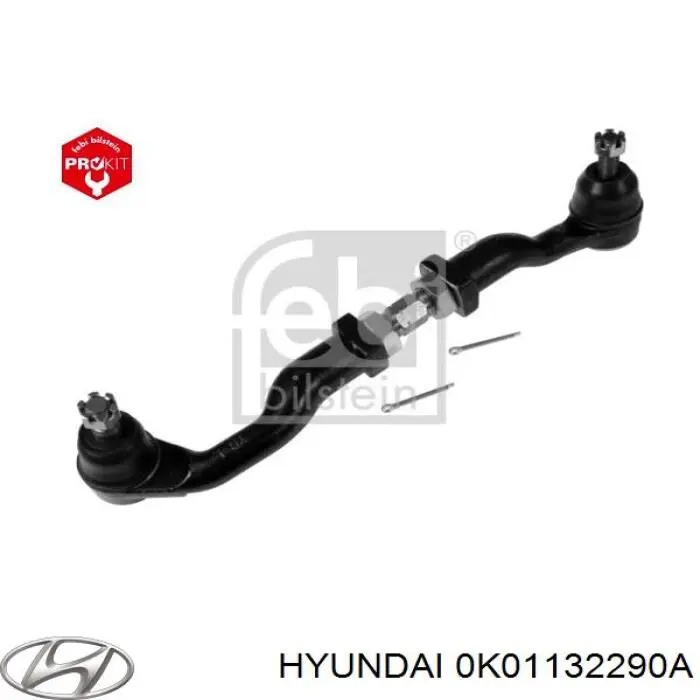 Тяга рульова права Hyundai/Kia 0K01132290A ціна, від 29.95 USD
