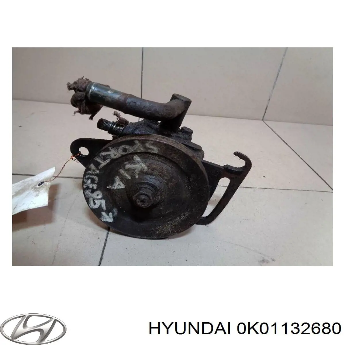 K01132680 Hyundai/Kia насос гідропідсилювача керма (гпк)