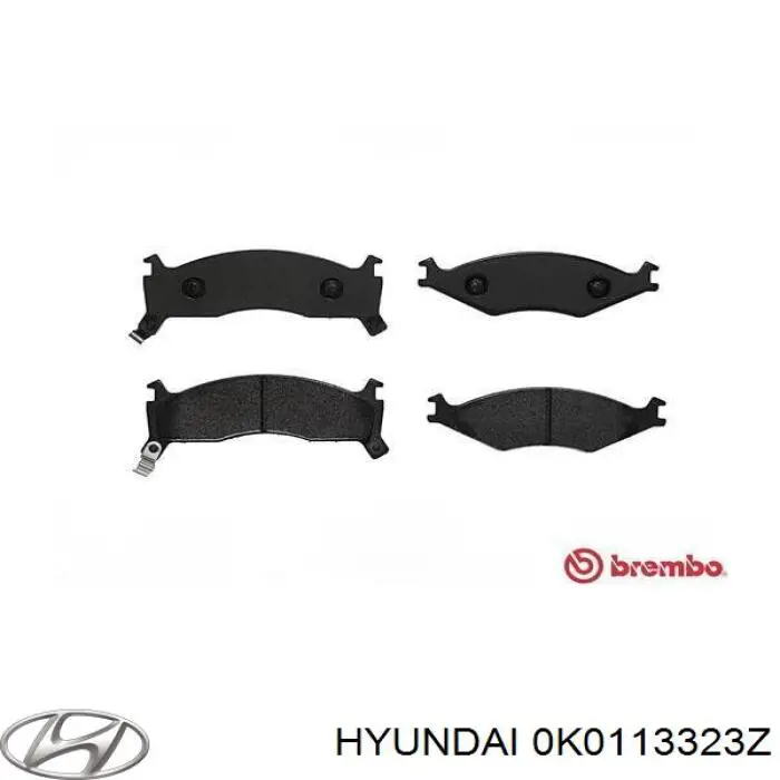 Тормозні колодки Hyundai/Kia 0K0113323Z