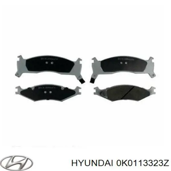 0K0113323Z Hyundai/Kia колодки гальмівні передні, дискові