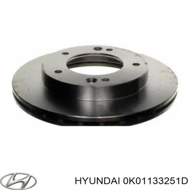 0K01133251D Hyundai/Kia Диск тормозной передний