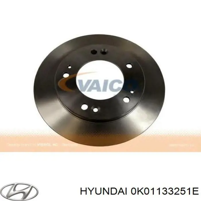 0K01133251E Hyundai/Kia диск гальмівний передній