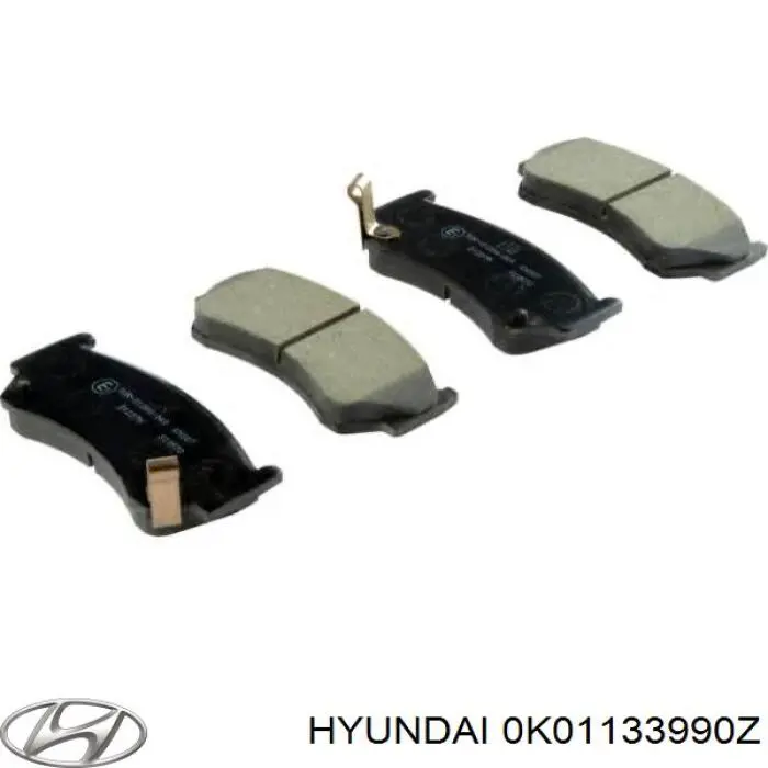 0K01133990Z Hyundai/Kia Супорт гальмівний, передній, лівий