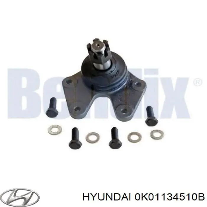 Купити 0K01134510B Hyundai/Kia Кульова опора, нижня