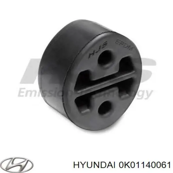 0K01140061 Hyundai/Kia подушка кріплення глушника