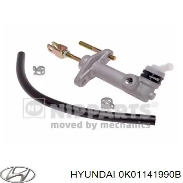 0K01141990B Hyundai/Kia Циліндр зчеплення, головний