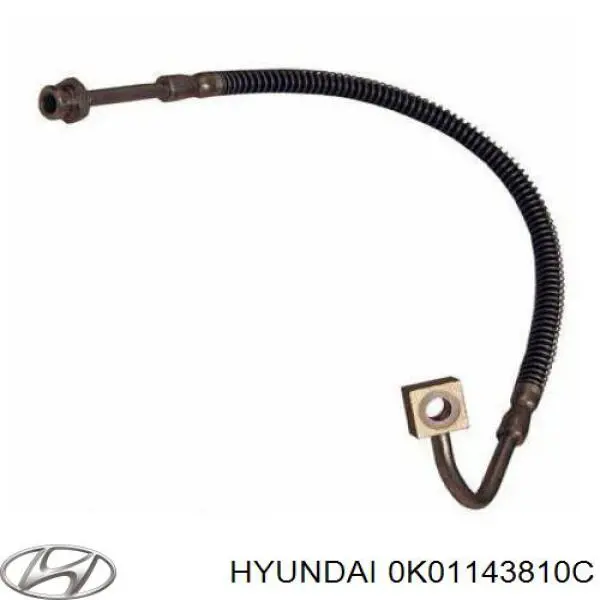 Купити 0K01143810C Hyundai/Kia Шланг гальмівний передній, правий