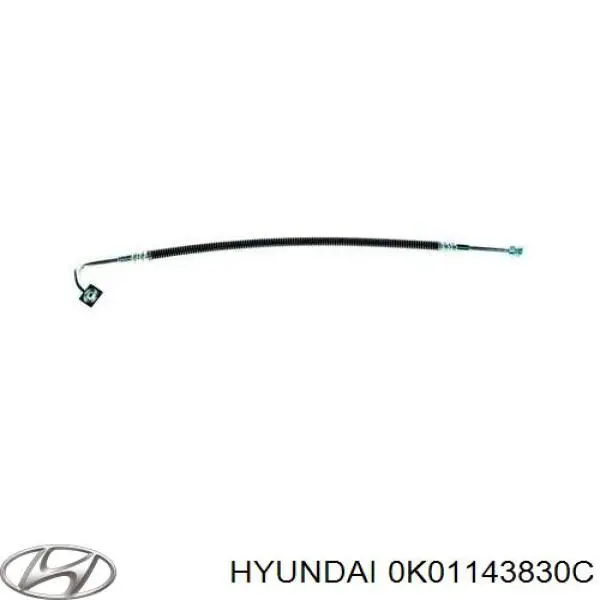 Шланг гальмівний передній, лівий Hyundai/Kia 0K01143830C ціна, від 17.07 USD