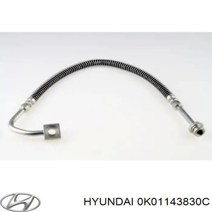 Шланг гальмівний передній, лівий Hyundai/Kia 0K01143830C ціна, від 17.07 USD