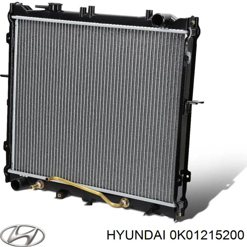 Радіатор основний Hyundai/Kia 0K01215200 ціна, від 98.71 USD