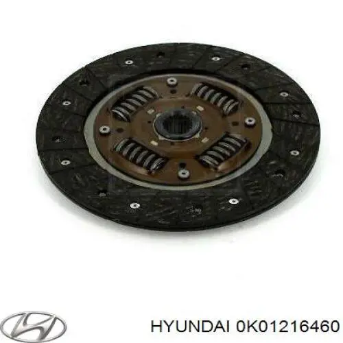 Диск зчеплення ведений Hyundai/Kia 0K01216460
