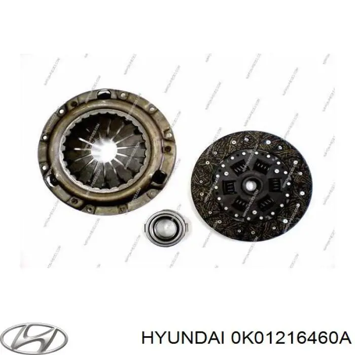 Диск зчеплення ведений Mazda 0K01216460A