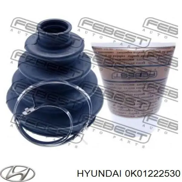 Пильник ШРКШ зовнішній Hyundai/Kia 0K01222530
