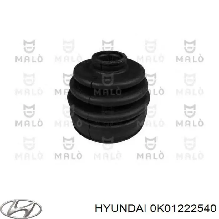 Купити 0K01222540 Hyundai/Kia Пильник шарніра кутових швидкостей внутрішній передній