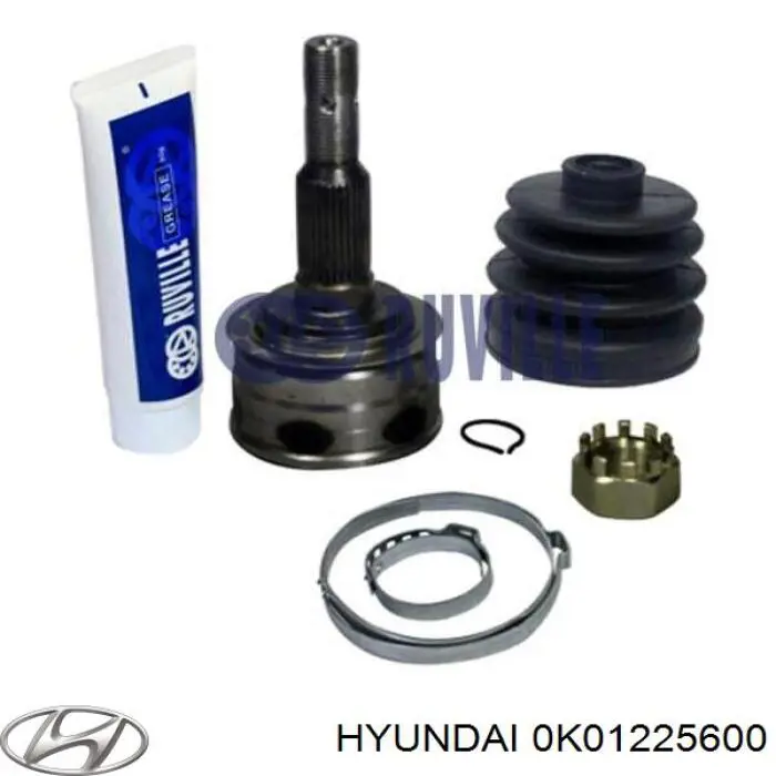 0K01225600 Hyundai/Kia Привід лівий