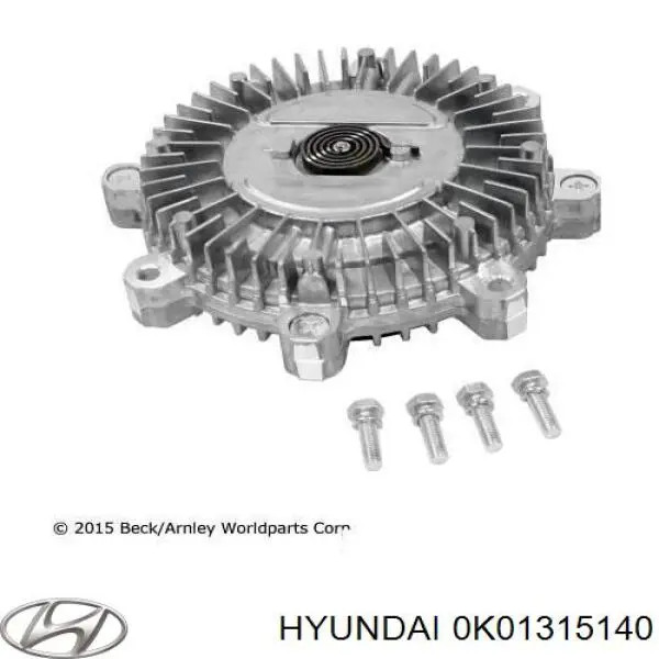 В'язкова муфта вентилятора Hyundai/Kia 0K01315140 ціна, від 130.46 USD