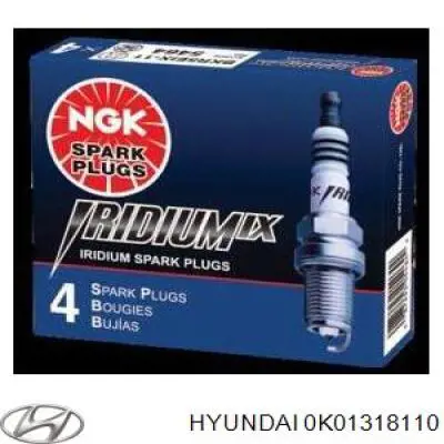 Купити 0K01318110 Hyundai/Kia Свічка запалювання