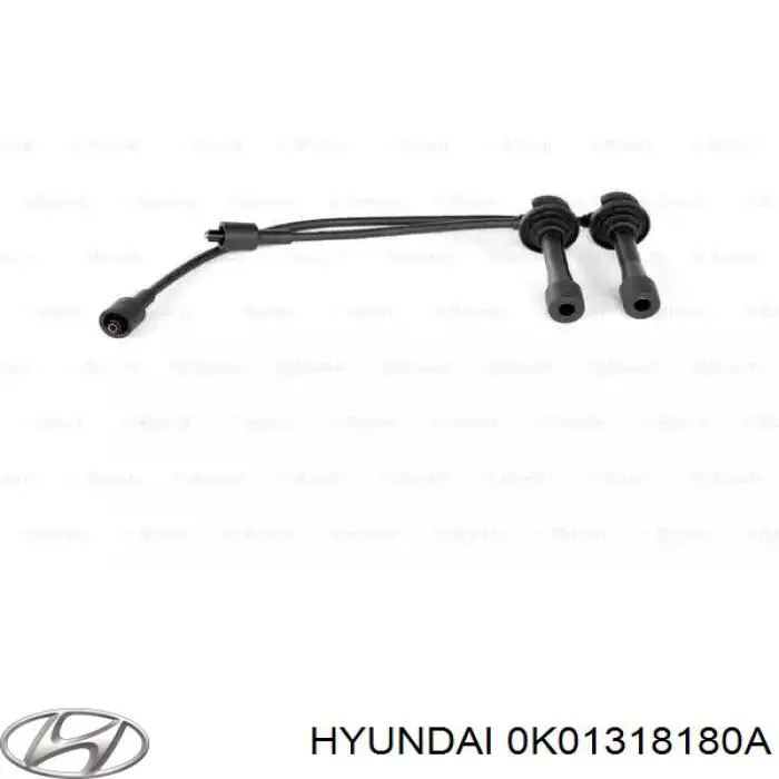 Кабель високовольтний, циліндр №3 0K01318180A Hyundai/Kia