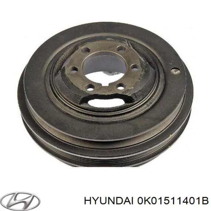 0K01511401A Hyundai/Kia Демпфер колінвалу