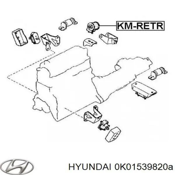  0K01539820A Hyundai/Kia