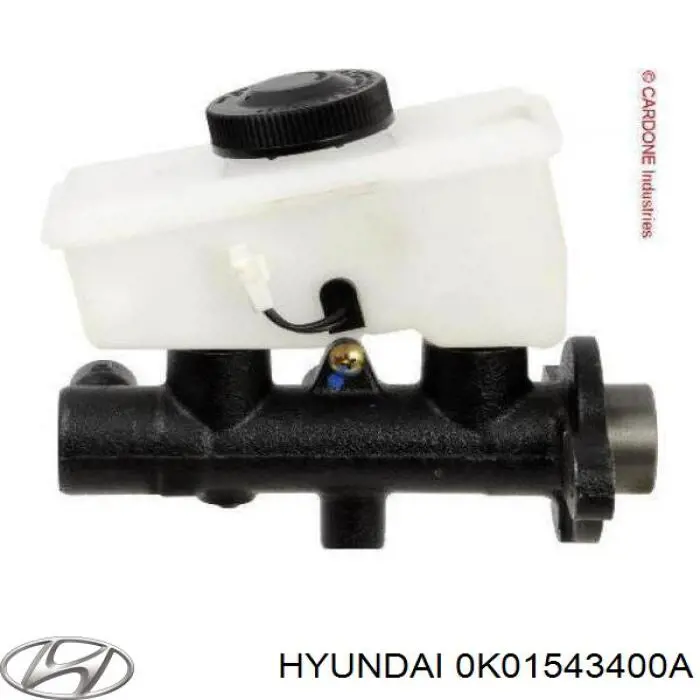 0K01543400A Hyundai/Kia Циліндр гальмівний, головний