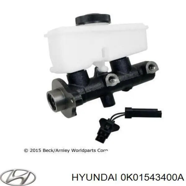 Купити 0K01543400A Hyundai/Kia Головний гальмівний циліндр
