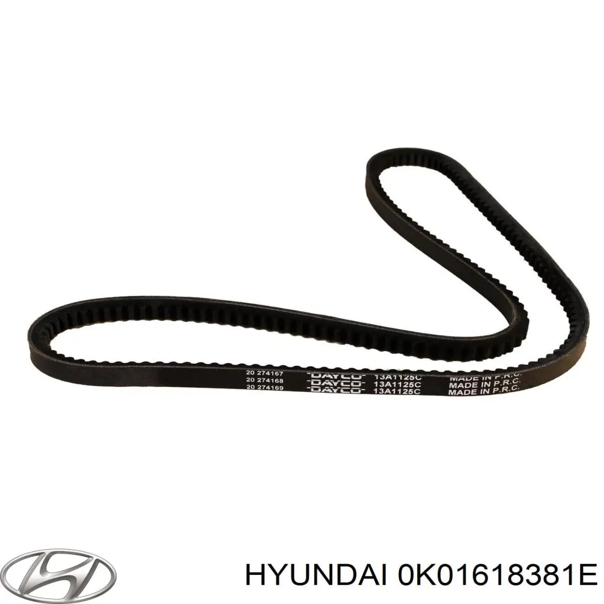 Купити 0K01618381E Hyundai/Kia Ремінь генератора