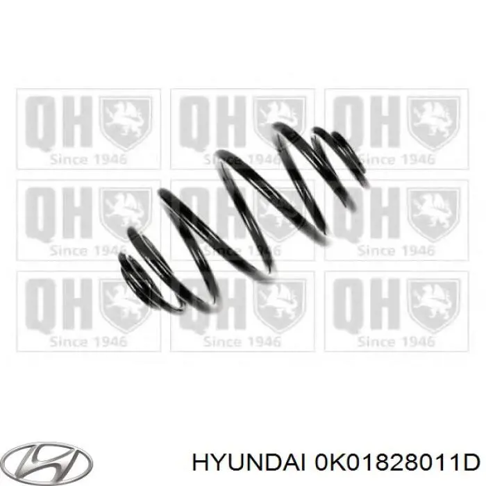 Пружина задня Hyundai/Kia 0K01828011D ціна, від 22.41 USD