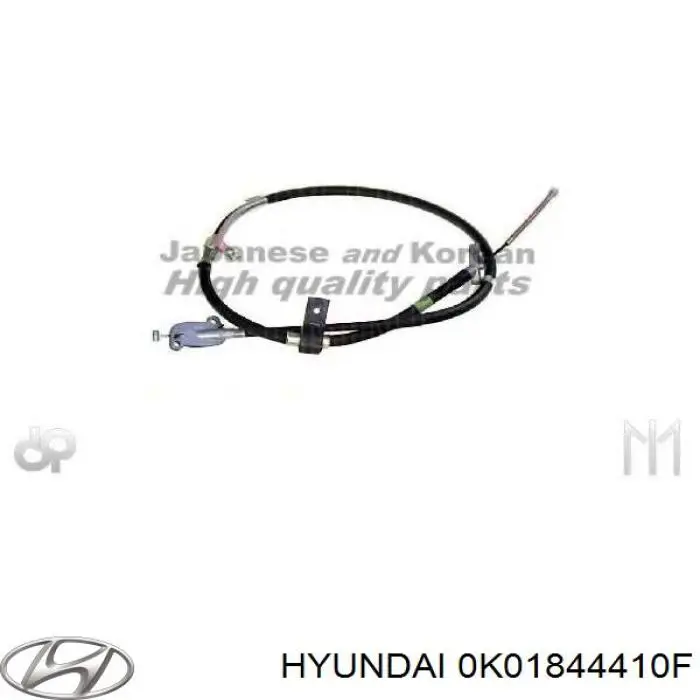 Купити 0K01844410F Hyundai/Kia Трос ручного гальма задній, правий