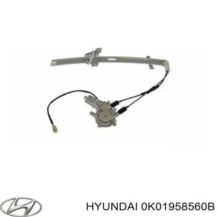0K01958560B Hyundai/Kia механізм склопідіймача двері передньої, правої