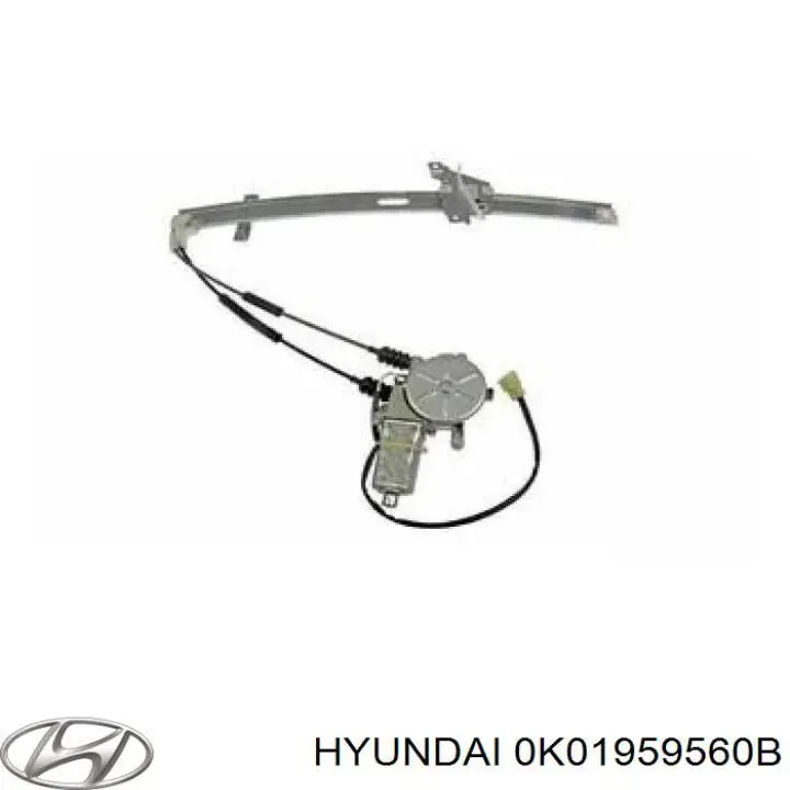 0K01959560B Hyundai/Kia механізм склопідіймача двері передньої, лівої