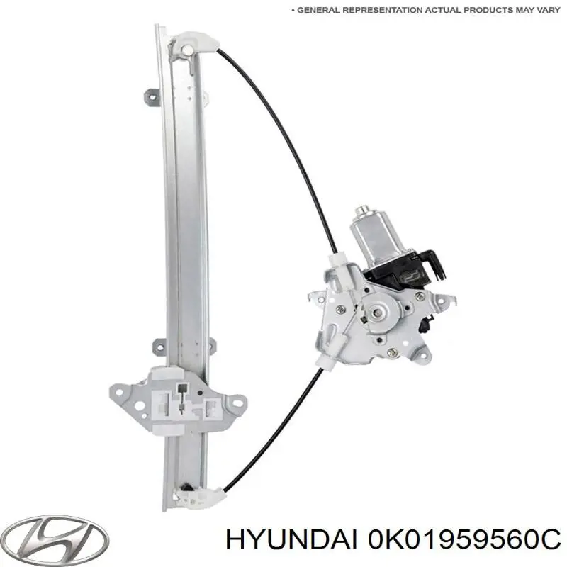 0K01959560C Hyundai/Kia Підйомник механічний вітрового скла