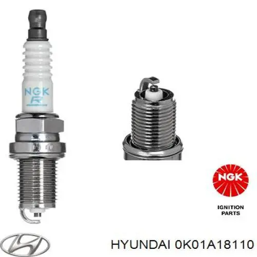 0K01A18110 Hyundai/Kia свіча запалювання