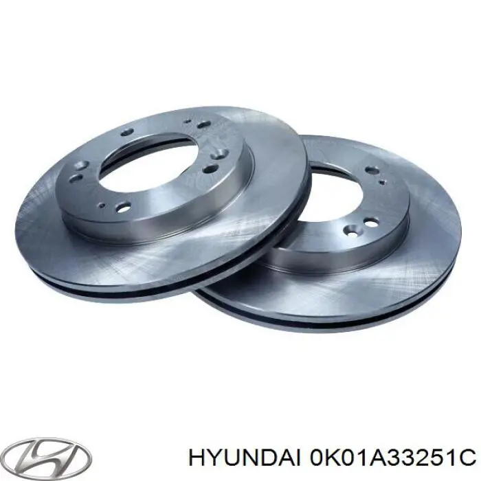 Диск гальмівний передній Hyundai/Kia 0K01A33251C