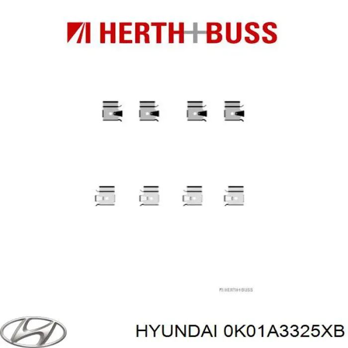 Диск гальмівний передній Hyundai/Kia 0K01A3325XB