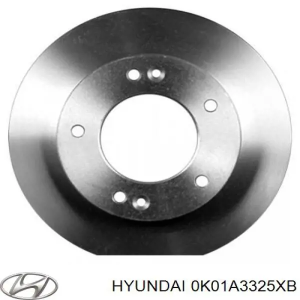 Диск переднього гальма Hyundai/Kia 0K01A3325XB ціна, від 30.26 USD